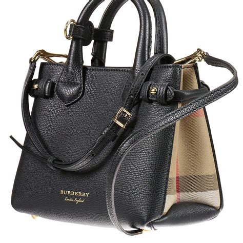 burberry black bag for sale|Burberry bag black small.